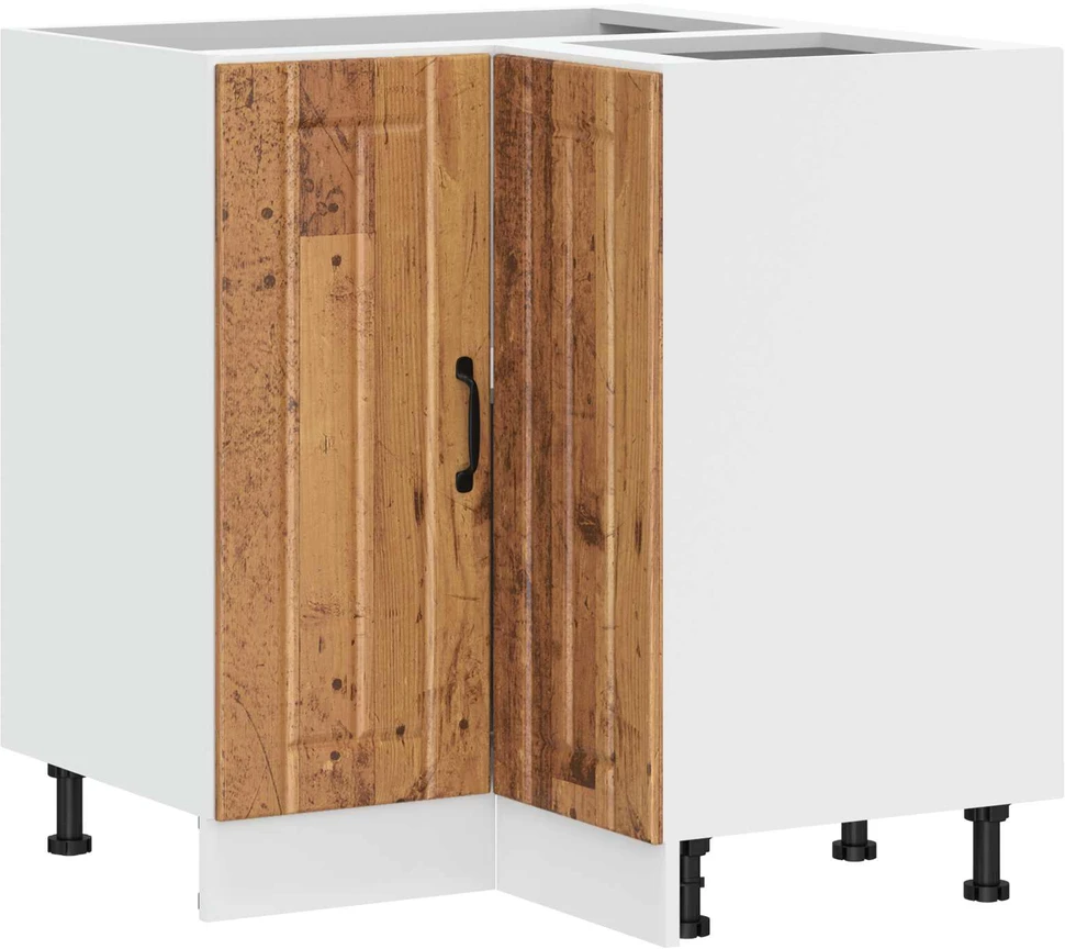 virtuvės kampinė spintelė "Lucca" Old Wood Engineered Wood