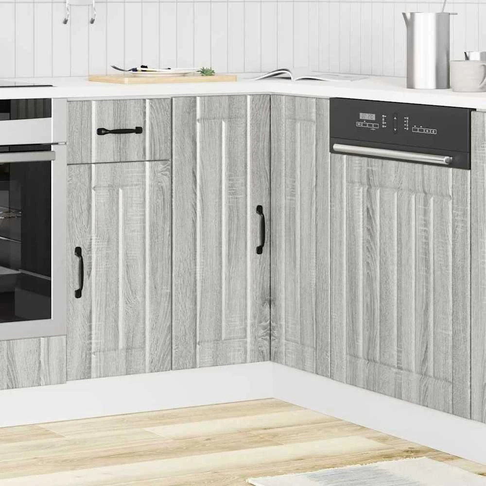 virtuvės kampinė spintelė "Lucca" Pilka Sonoma Engineered Wood