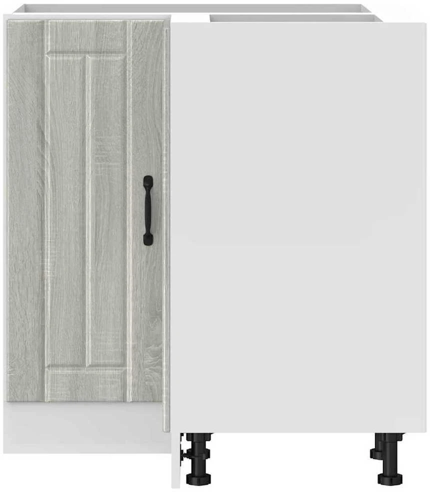 virtuvės kampinė spintelė "Lucca" Pilka Sonoma Engineered Wood