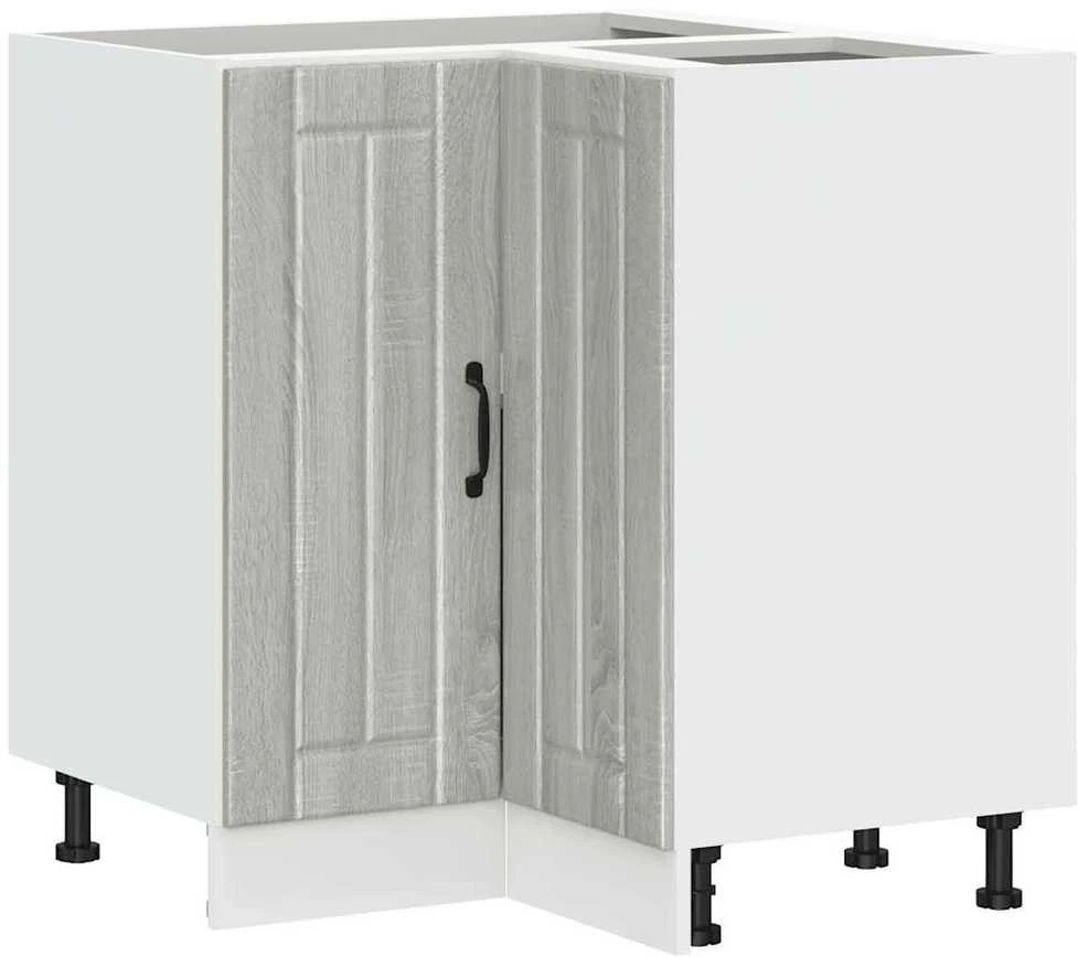 virtuvės kampinė spintelė "Lucca" Pilka Sonoma Engineered Wood