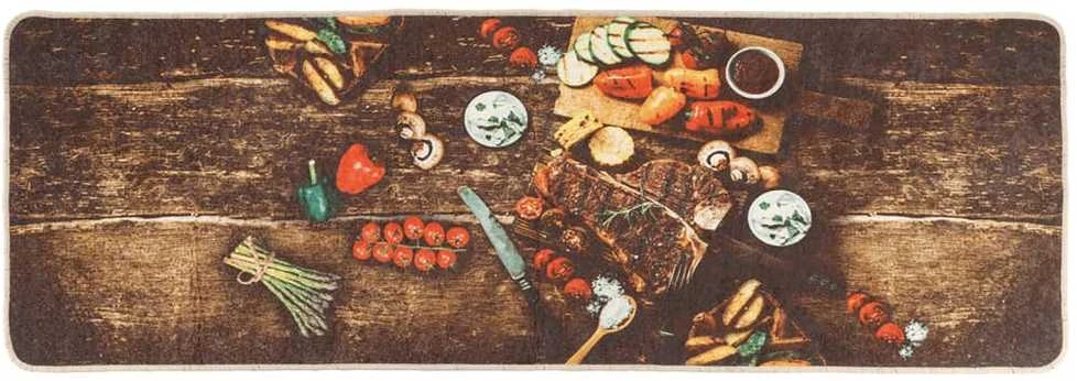 Virtuvės kilimas, įvairių spalvų, 60x180cm, plaunamas