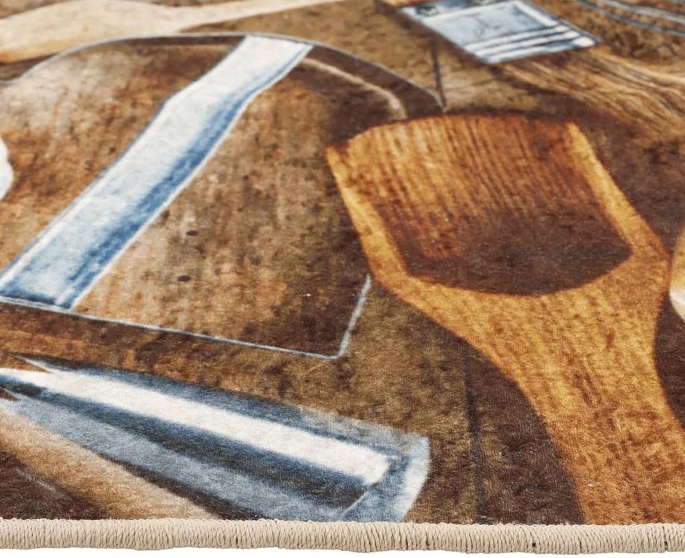 Virtuvės kilimas, įvairių spalvų, 60x180cm, plaunamas