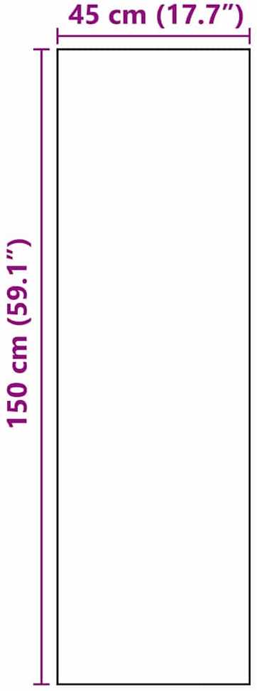 Virtuvės kilimas Stalo įrankiai Juoda 150 x 45 cm Aksomas
