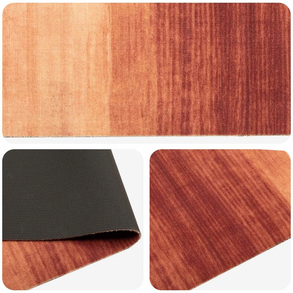 Virtuvės kilimas oranžinis atspalvis 300 x 60 cm