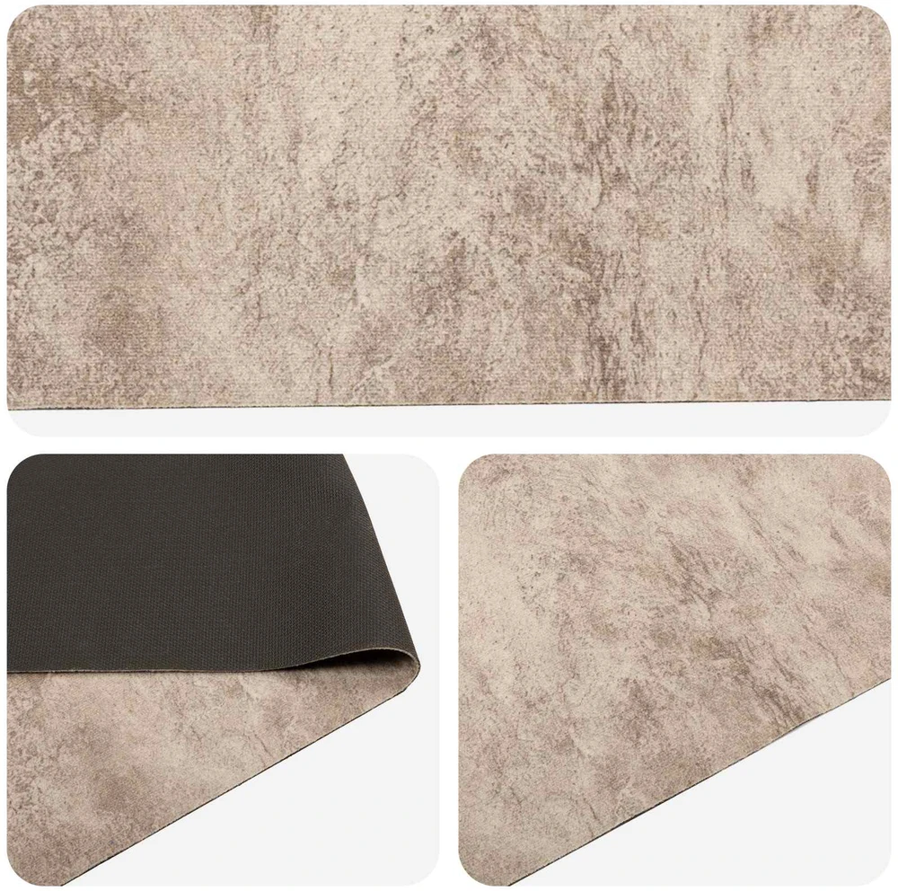 Virtuvės kilimas Smėlio betonas 300 x 60 cm 100% poliamidas