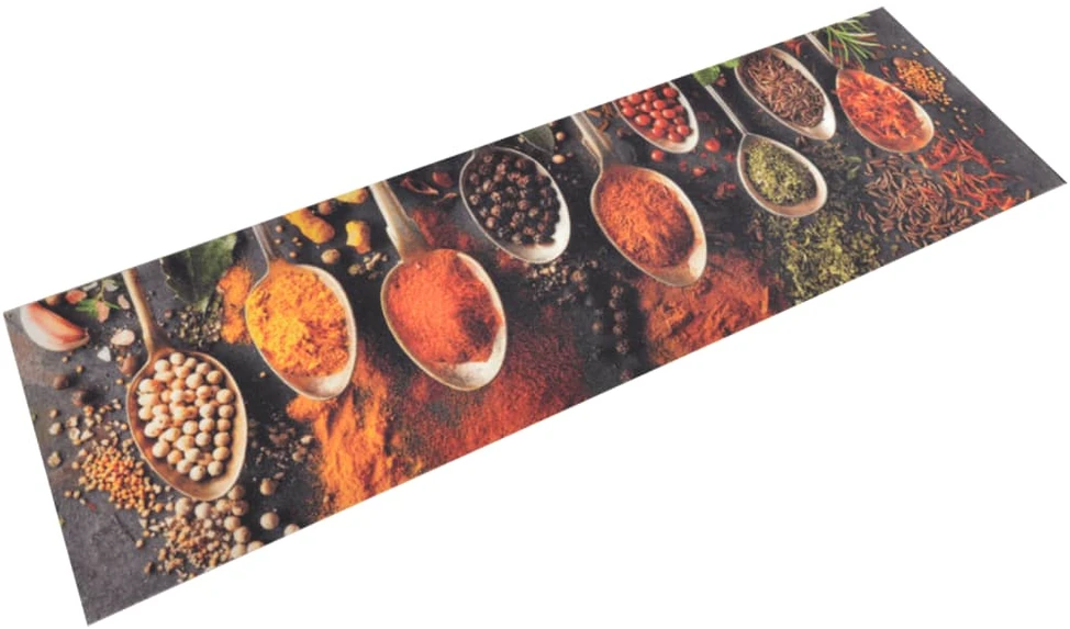 Virtuvės kilimėlis, 45x150cm, aksomas, plaunamas, su šaukštais