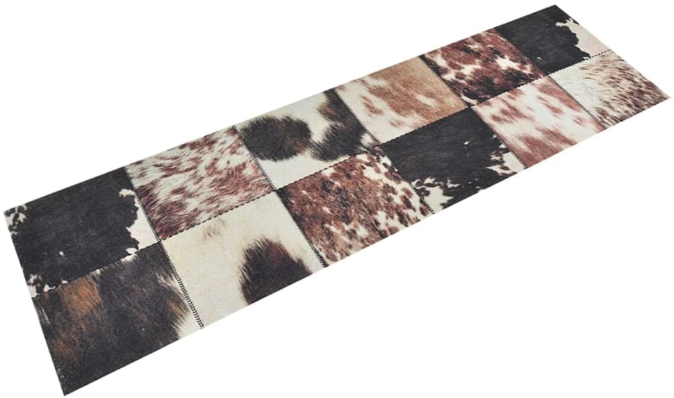Virtuvės kilimėlis, 45x150cm, aksomas, plaunamas, gyvūno oda