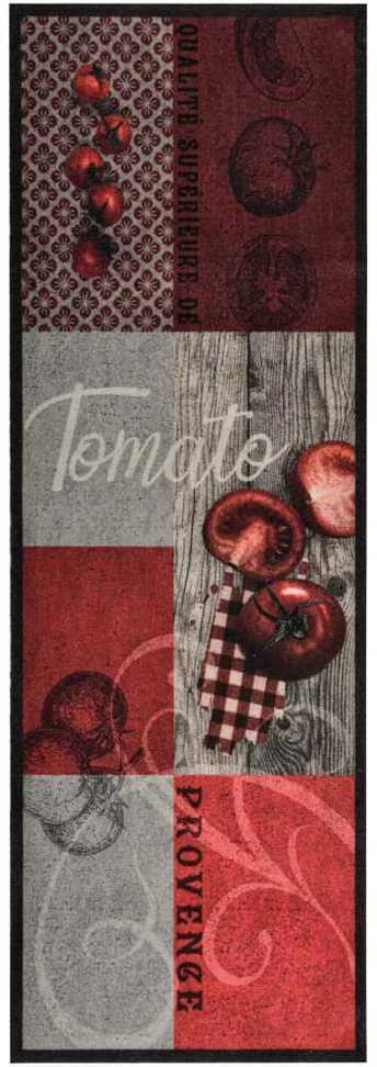 Virtuvės kilimėlis, 45x150cm, plaunamas, su užrašu Tomato