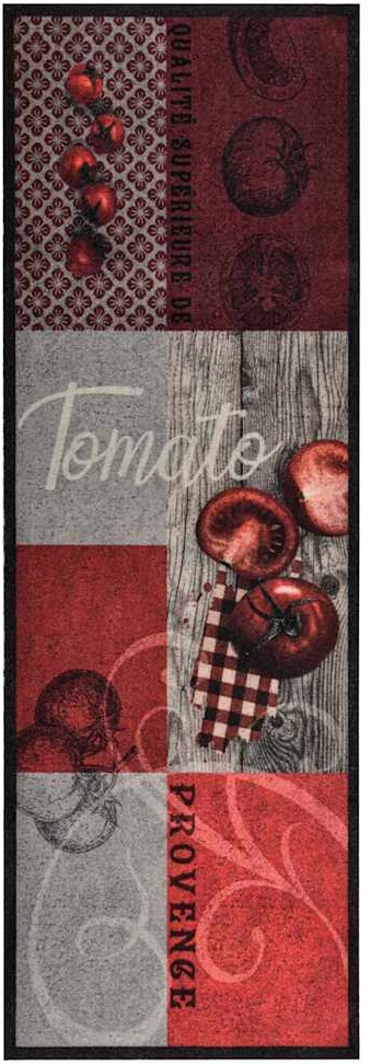 Virtuvės kilimėlis, 45x150cm, plaunamas, su užrašu Tomato