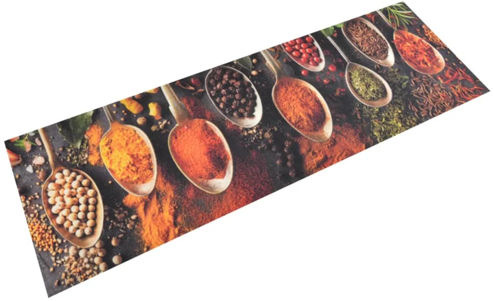 Virtuvės kilimėlis, 60x180cm, aksomas, plaunamas, su šaukštais