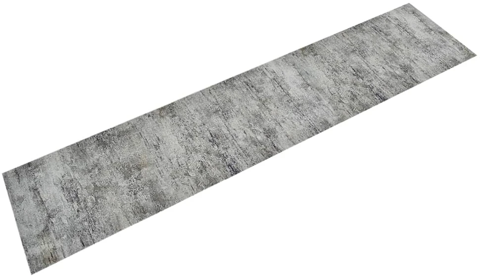 Virtuvės kilimėlis, 60x300 cm, aksomas, plaunamas, betonas