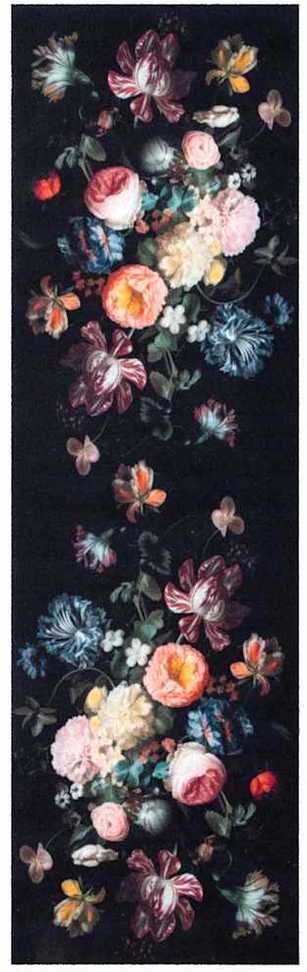 Virtuvės kilimas Juoda 300 x 60 cm Aksomas