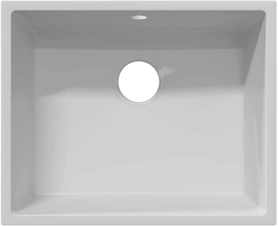 Virtuvės kriauklė Balta 54 x 44 x 20 cm Granitas
