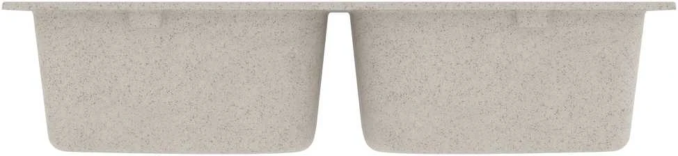 Virtuvės kriauklė Kvarcas ir derva 76 x 48 x 30 cm Smėlio
