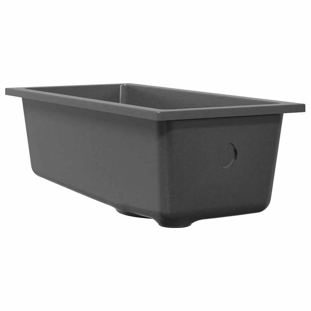 Virtuvės kriauklė Pilka 21 x 44 x 14 cm Granitas