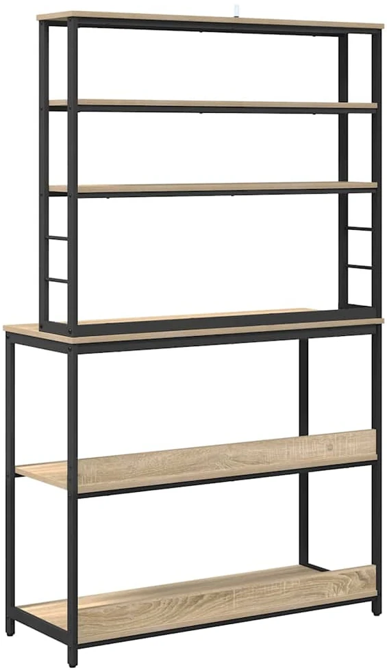 Virtuvės lentyna 5 aukštų 100 x 40 x 168 cm Apdirbta mediena