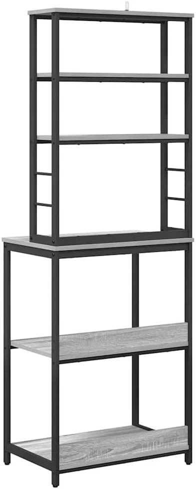 Virtuvės lentyna 5 aukštų 60 x 40 x 168 cm Apdirbta mediena