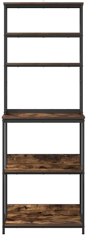 Virtuvės lentyna 5 aukštų 60 x 40 x 168 cm Apdirbta mediena