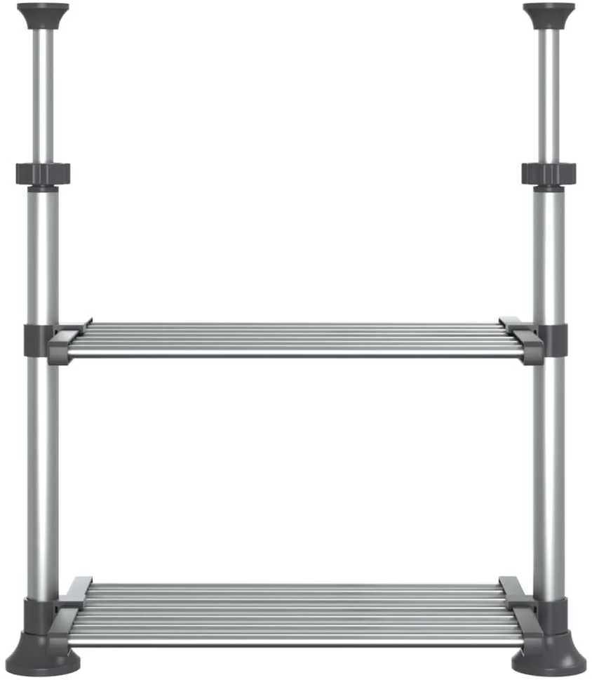 Virtuvės lentyna, 50x25x(50–70)cm, aliuminis