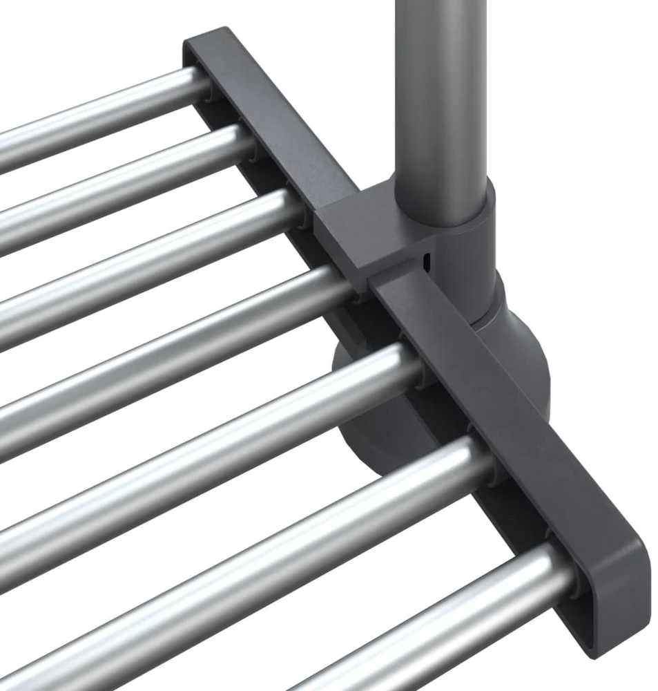 Virtuvės lentyna, 50x25x(50–70)cm, aliuminis