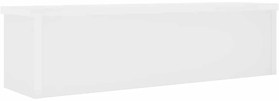 Virtuvės lentyna, sukraunama, baltas, 60x15x16cm, mediena