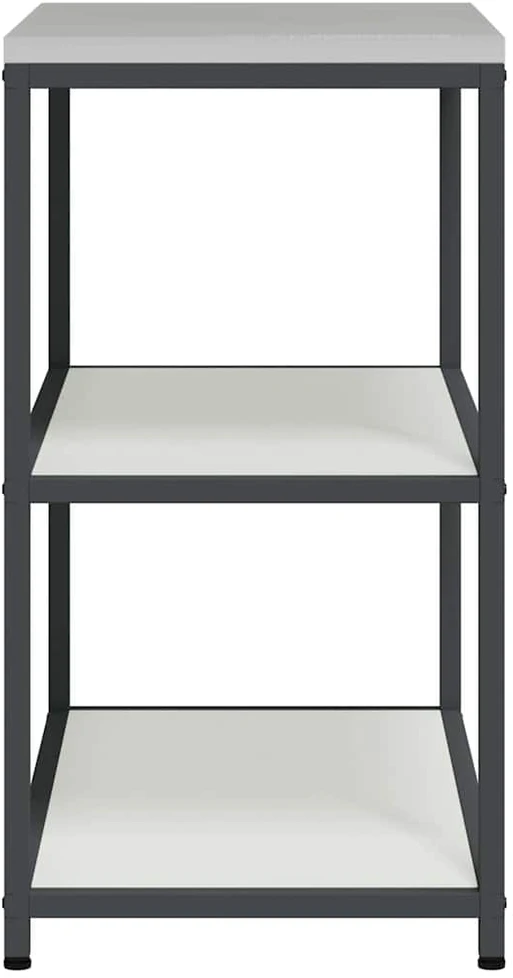 Virtuvės lentynų vienetas HATTEM Balta 90 x 50 x 92 cm Plienas