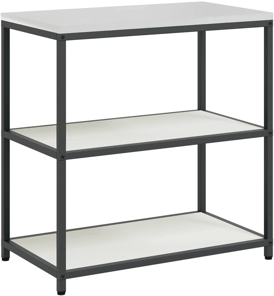 Virtuvės lentynų vienetas HATTEM Balta 90 x 50 x 92 cm Plienas