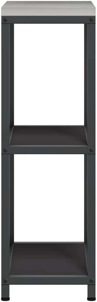 Virtuvės lentynų vienetas HATTEM Juoda 30 x 50 x 92 cm Plienas