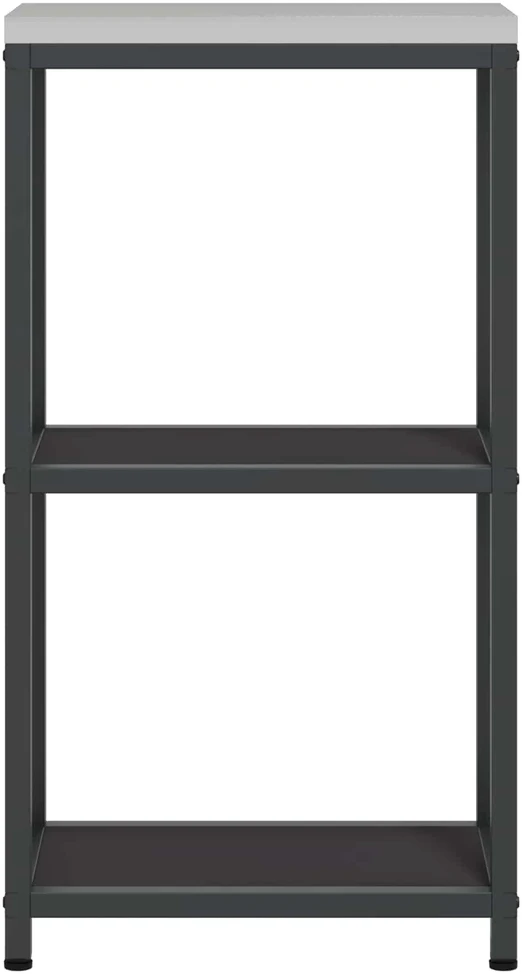 Virtuvės lentynų vienetas HATTEM Juoda 30 x 50 x 92 cm Plienas