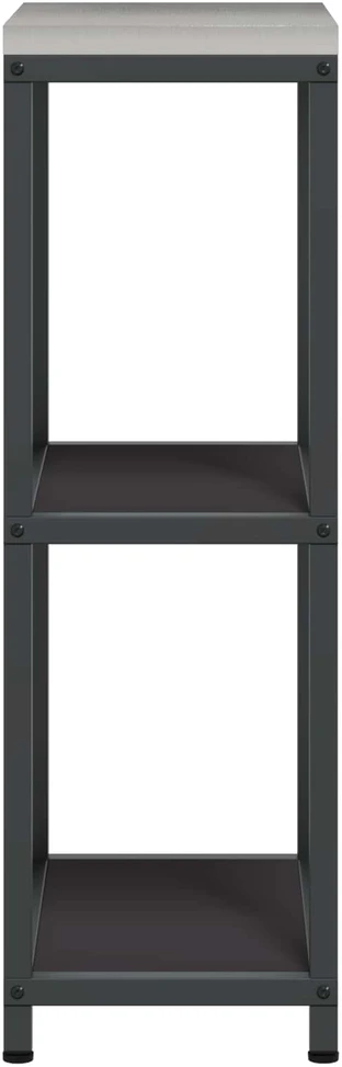 Virtuvės lentynų vienetas HATTEM Juoda 30 x 50 x 92 cm Plienas