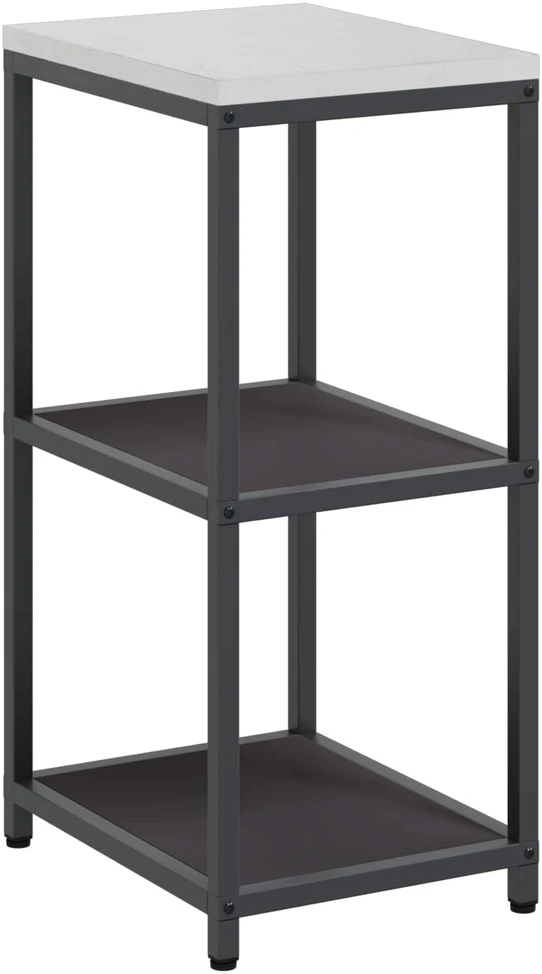 Virtuvės lentynų vienetas HATTEM Juoda 40 x 50 x 92 cm Plienas