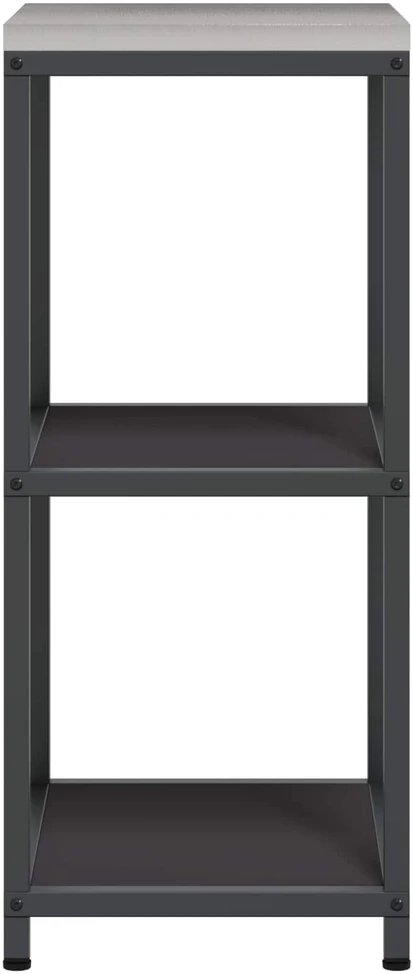 Virtuvės lentynų vienetas HATTEM Juoda 40 x 50 x 92 cm Plienas
