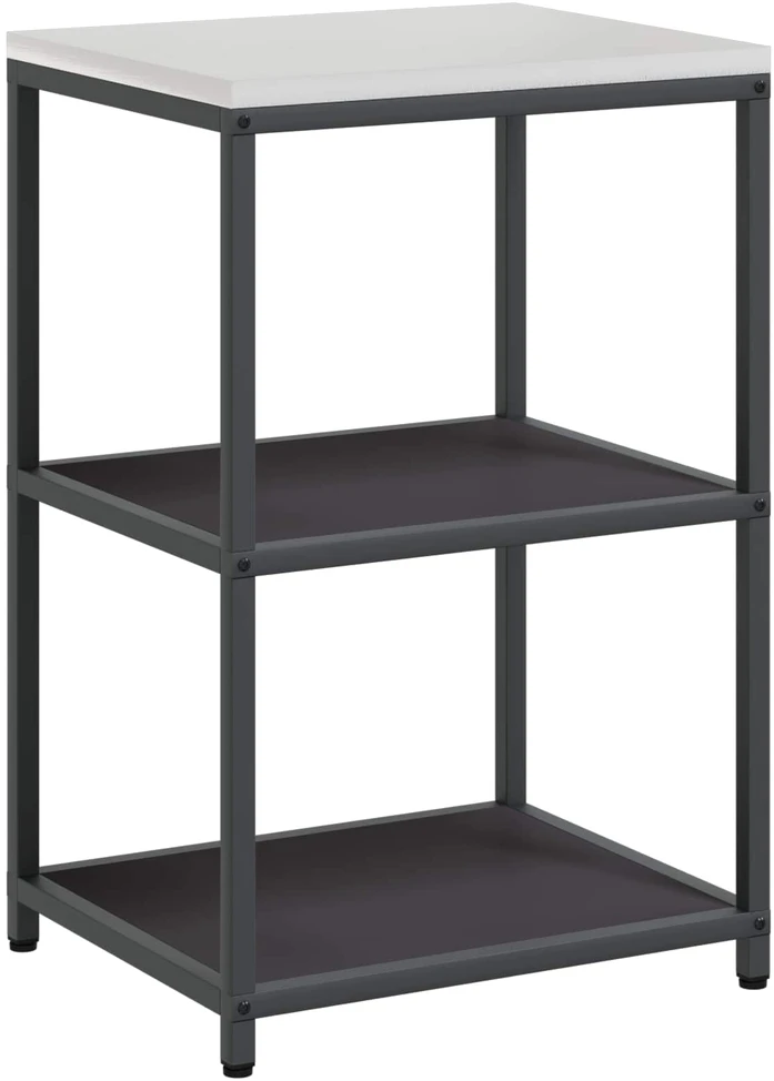 Virtuvės lentynų vienetas HATTEM Juoda 60 x 50 x 92 cm Plienas