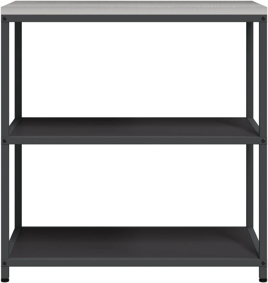 Virtuvės lentynų vienetas HATTEM Juoda 90 x 50 x 92 cm Plienas