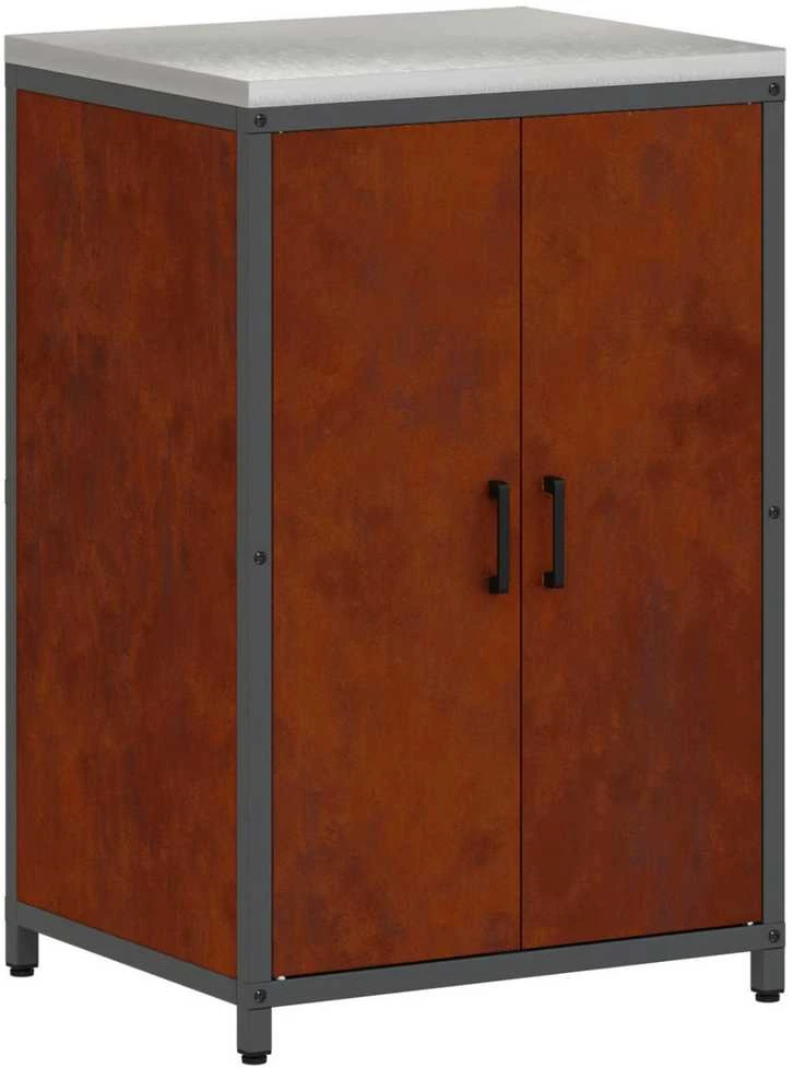 Virtuvės Saugojimo Spintelė HATTEM Rūdijanti 60 x 50 x 92 cm