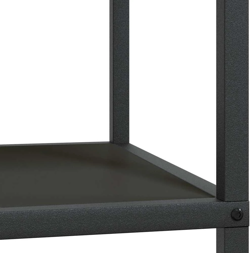 Virtuvės lentynų vienetas HATTEM Juoda 30 x 50 x 92 cm Plienas