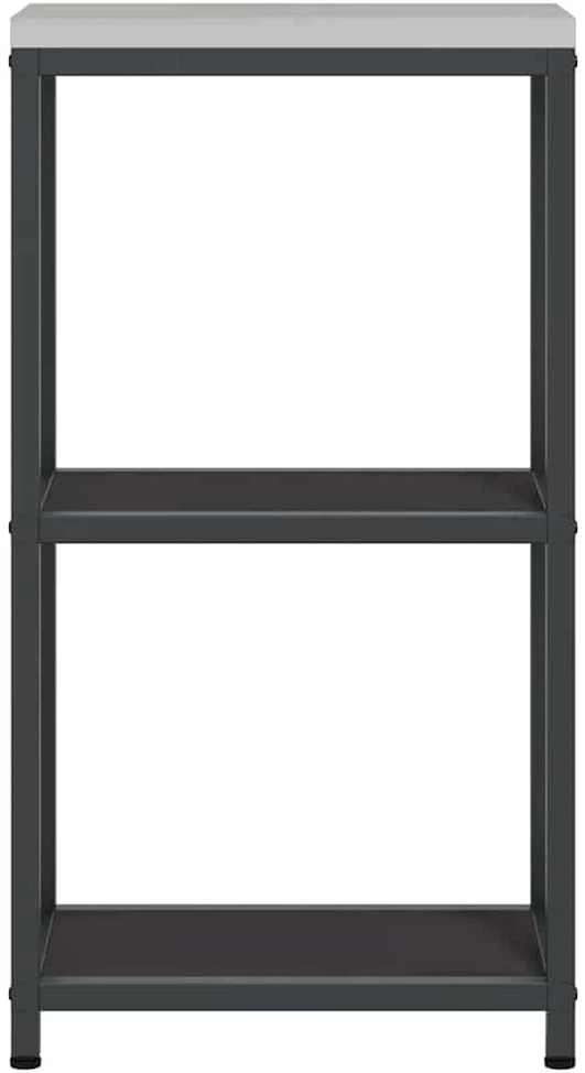Virtuvės lentynų vienetas HATTEM Juoda 30 x 50 x 92 cm Plienas