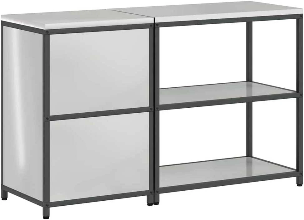 Virtuvės saugojimo rinkinys HATTEM 2 vnt. Sidabrinė