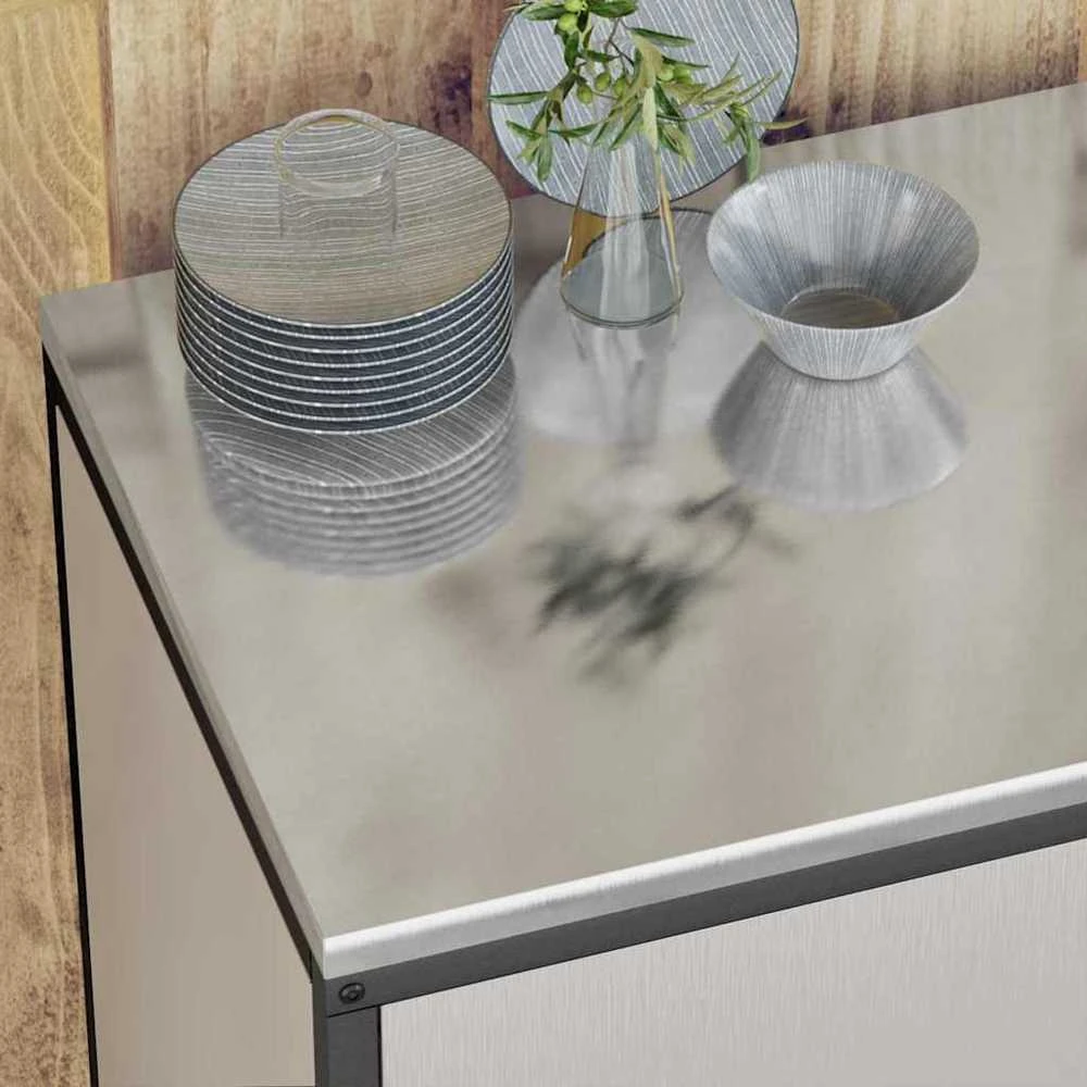 Virtuvės saugojimo rinkinys HATTEM 3 vnt. Sidabrinė
