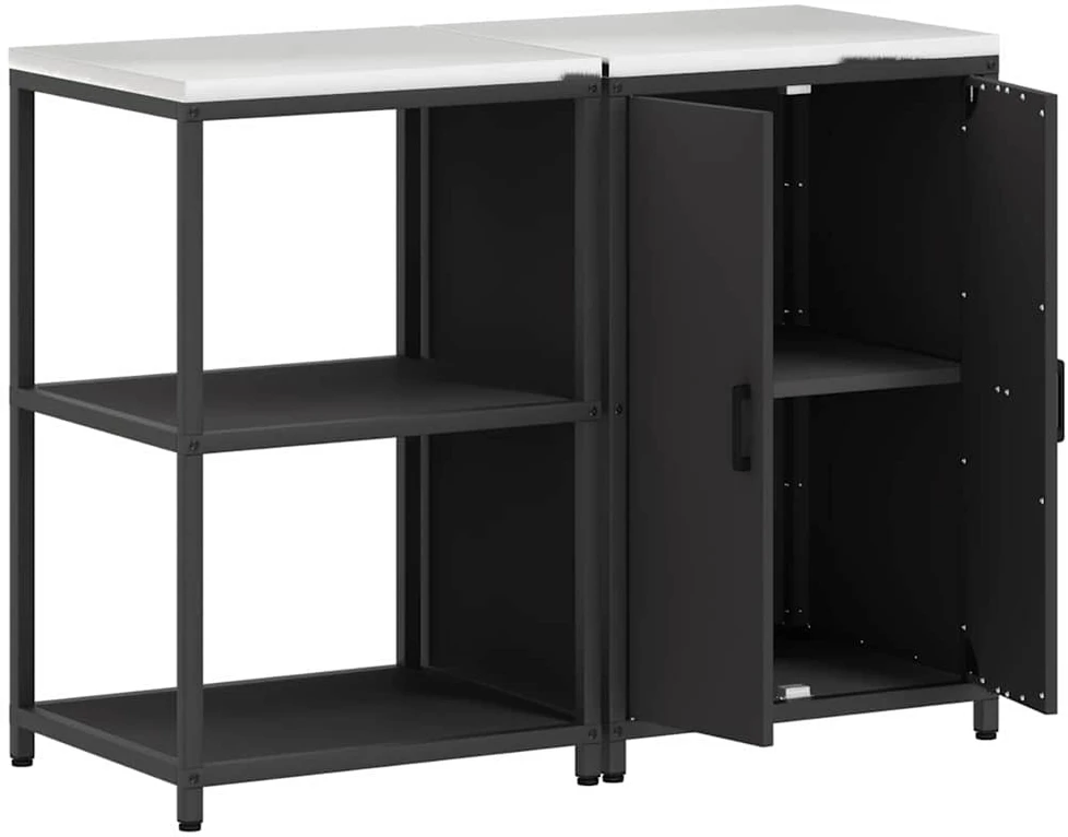 Virtuvės saugojimo rinkinys HATTEM 2 vnt. Juoda