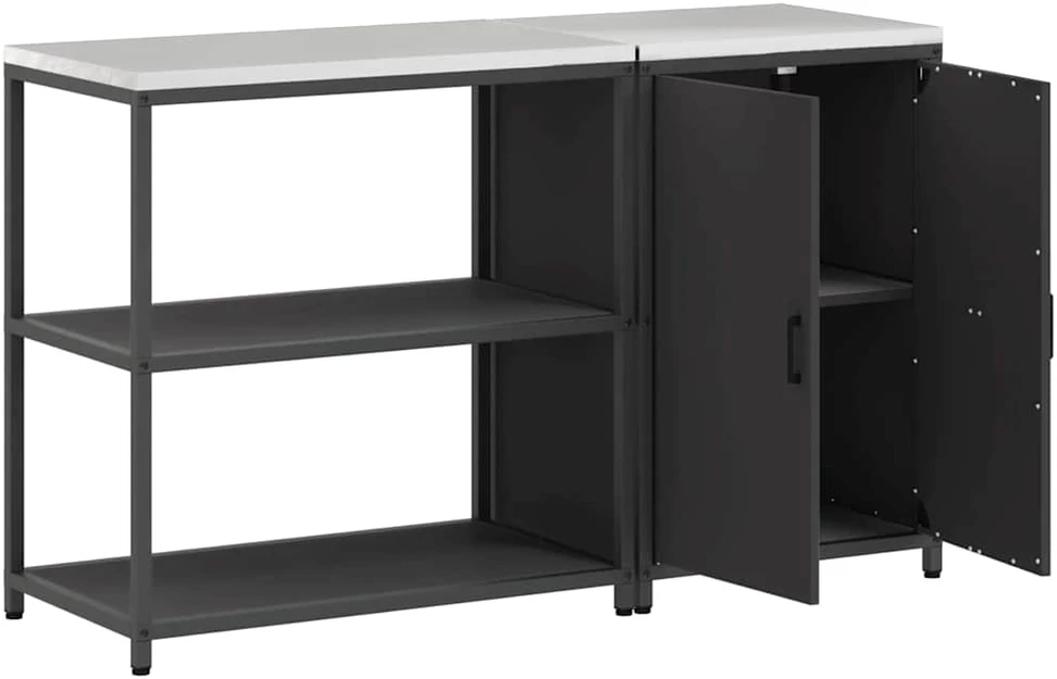 Virtuvės saugojimo rinkinys HATTEM 2 vnt. Juoda