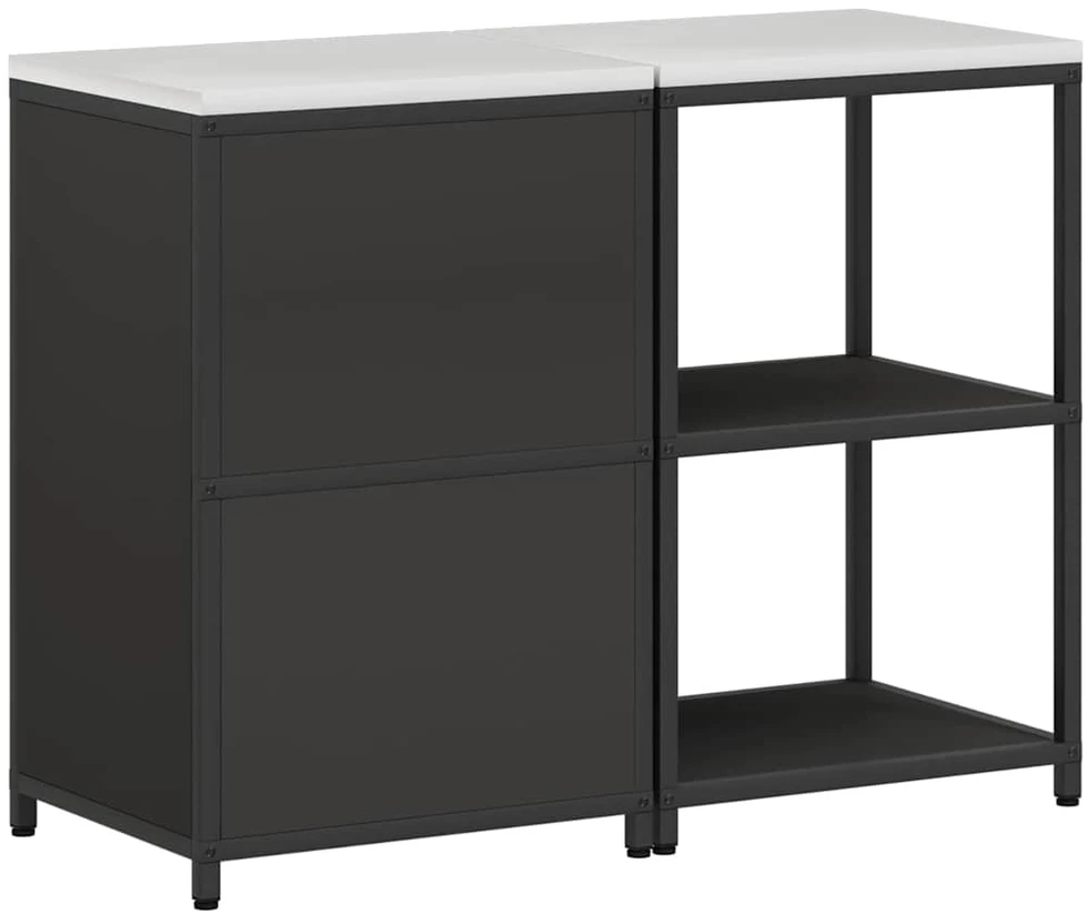 Virtuvės saugojimo rinkinys HATTEM 2 vnt. Juoda