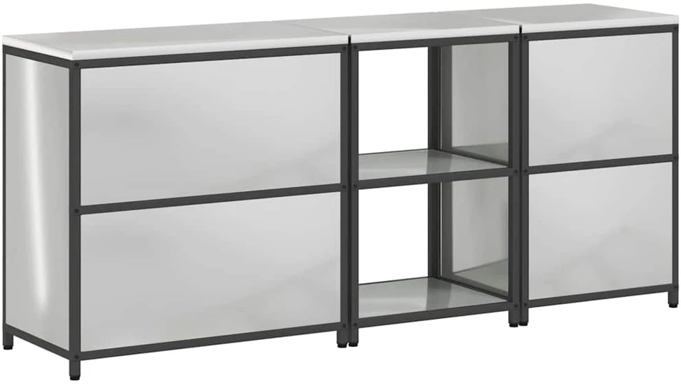 Virtuvės saugojimo rinkinys HATTEM 3 vnt. Sidabrinė