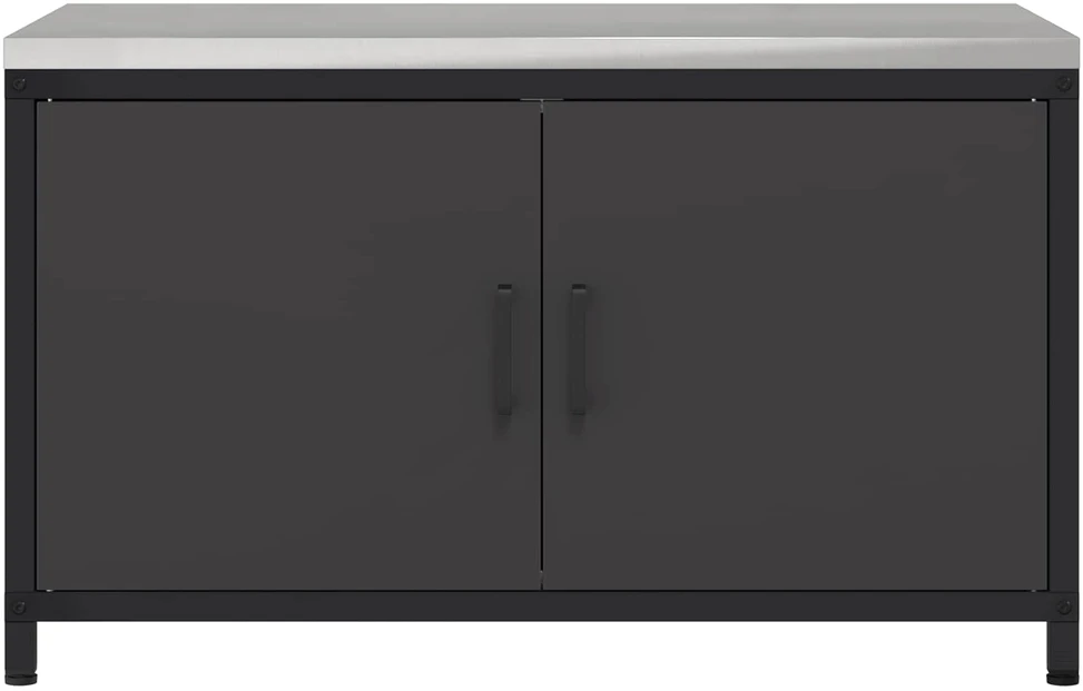 Virtuvės Saugojimo Spintelė HATTEM Juoda 90 x 50 x 53 cm
