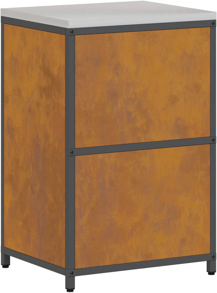 Virtuvės Saugojimo Spintelė HATTEM Rūdijanti 60 x 50 x 92 cm