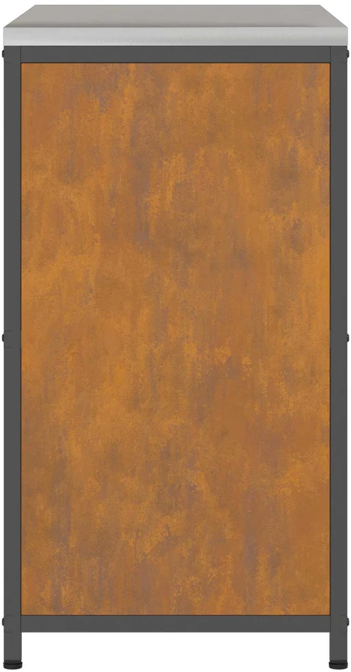 Virtuvės Saugojimo Spintelė HATTEM Rūdijanti 90 x 50 x 92 cm