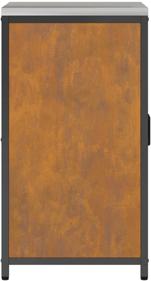 Virtuvės Saugojimo Spintelė HATTEM Rūdijanti 60 x 50 x 92 cm