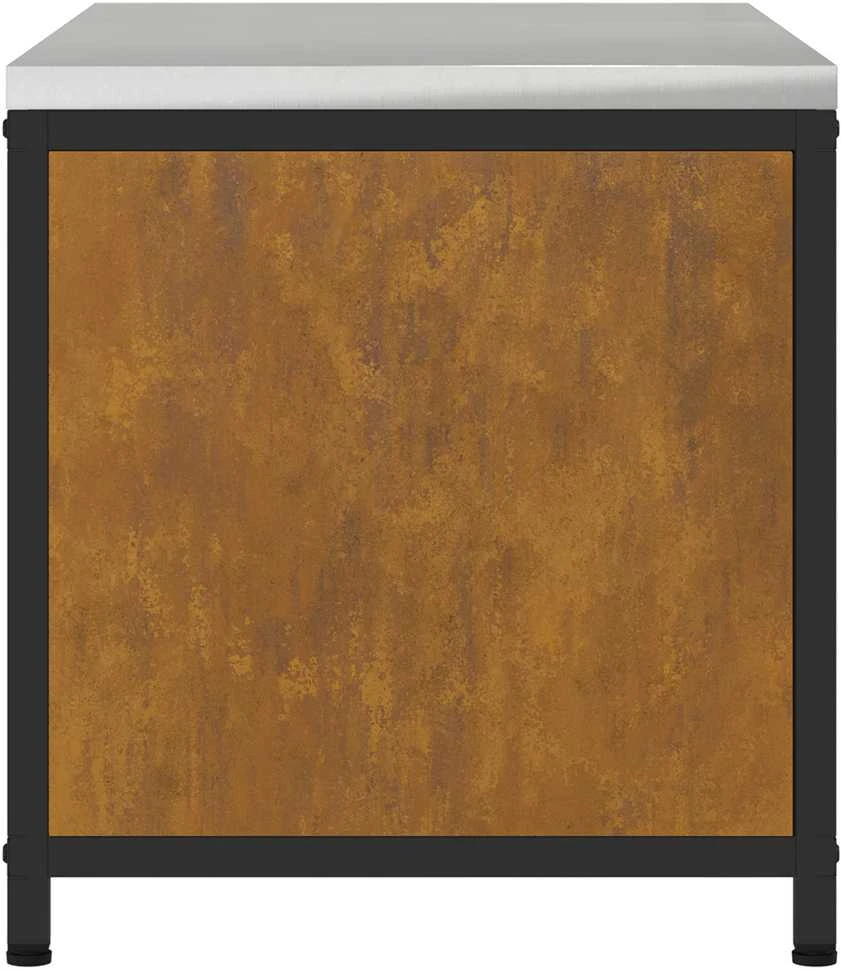 Virtuvės Saugojimo Spintelė HATTEM Rūdijanti 90 x 50 x 53 cm