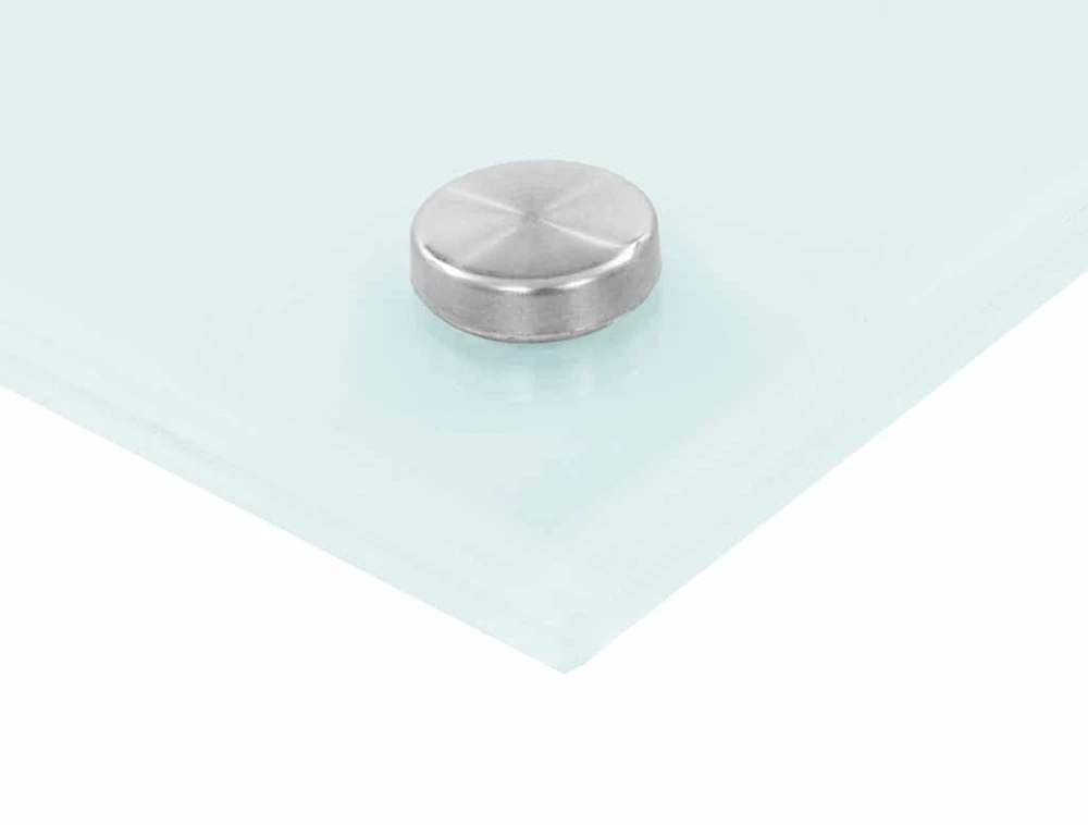 Virtuvės sienelė, baltos spalvos, 100x40cm, grūdintas stiklas