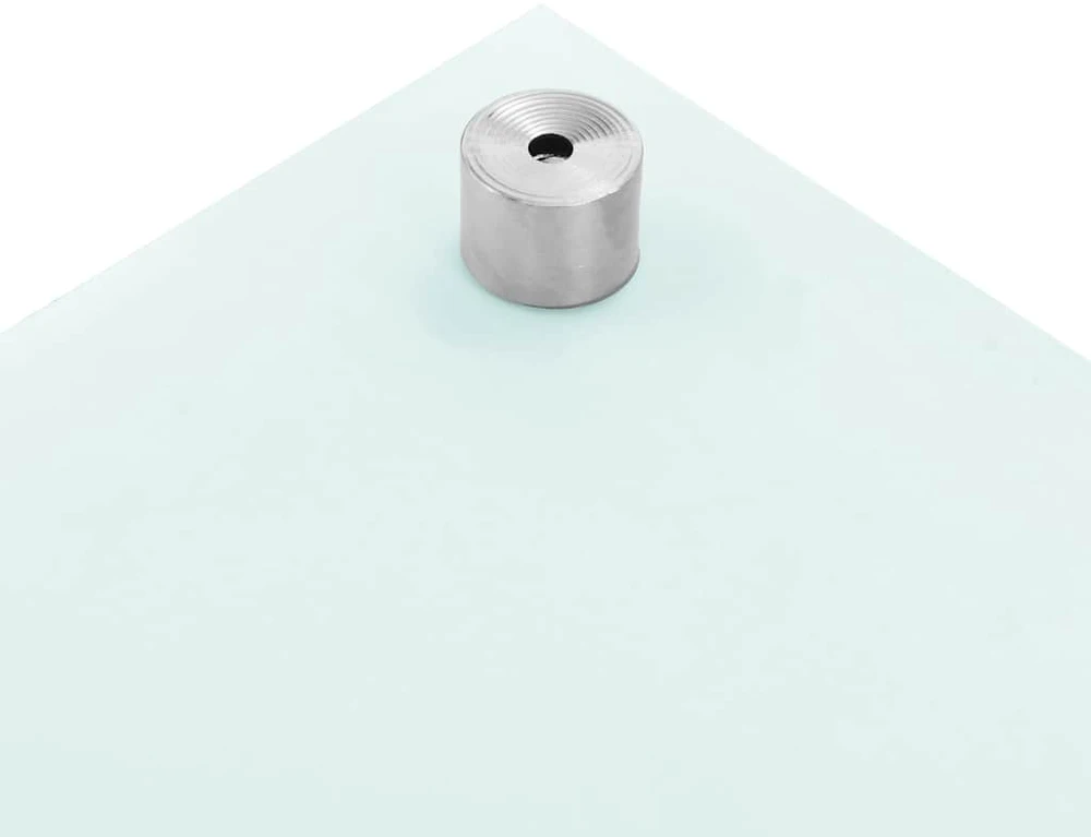 Virtuvės sienelė, baltos spalvos, 100x40cm, grūdintas stiklas